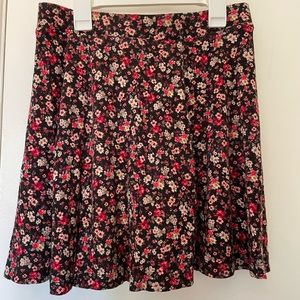 Floral skirt, soft fabric
